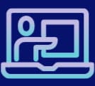 Laptop and user icon