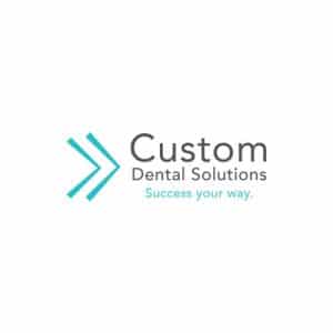 Custom dental solutions logo